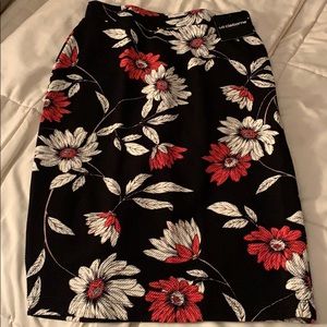 Liz Claiborne XS “Secret Garden” Pencil Skirt